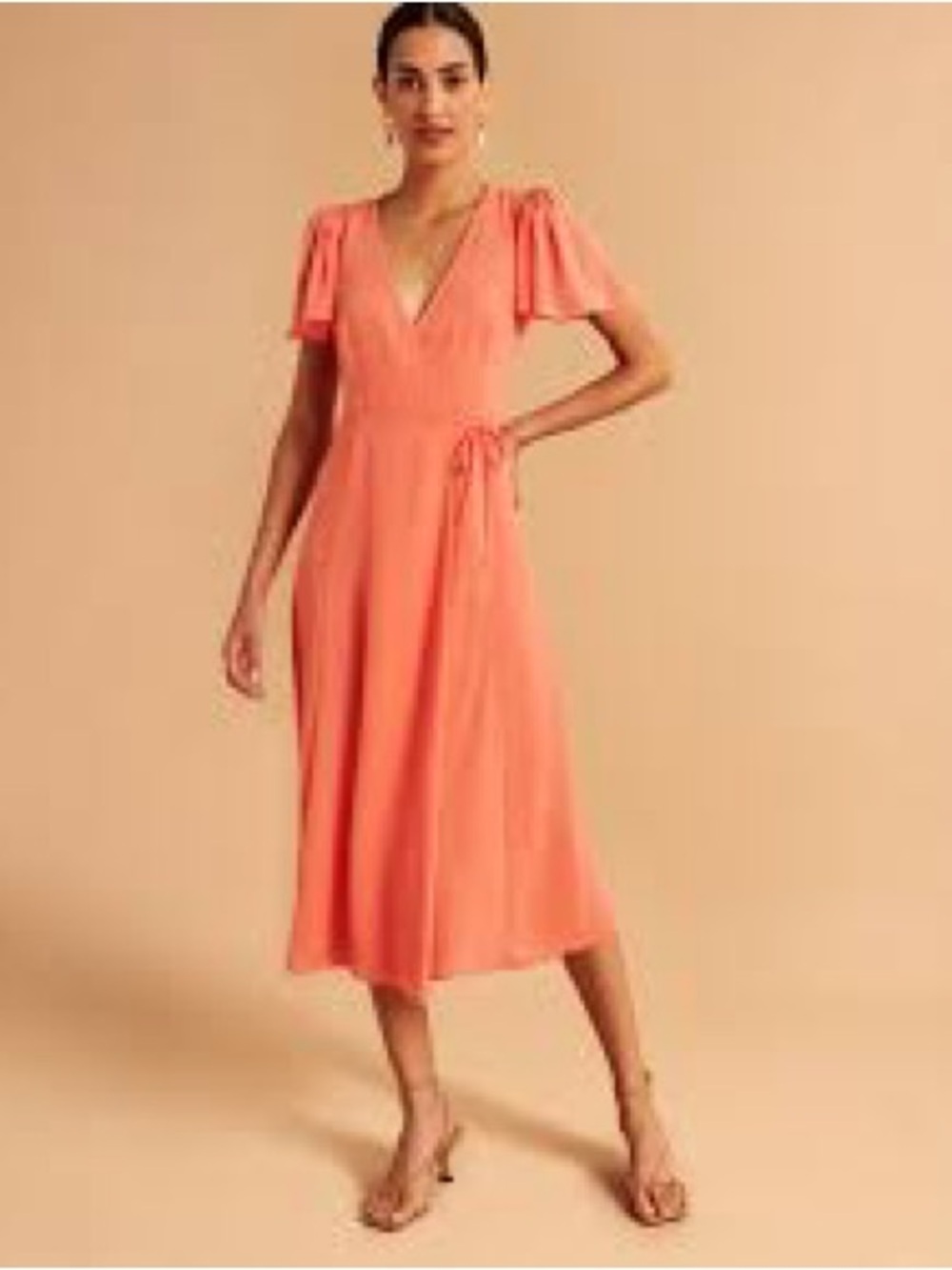 BNWT ABERCROMBIE & FITCH, the Angel sleeve wrap midi dress